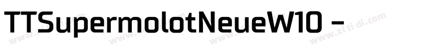 TTSupermolotNeueW10 字体转换